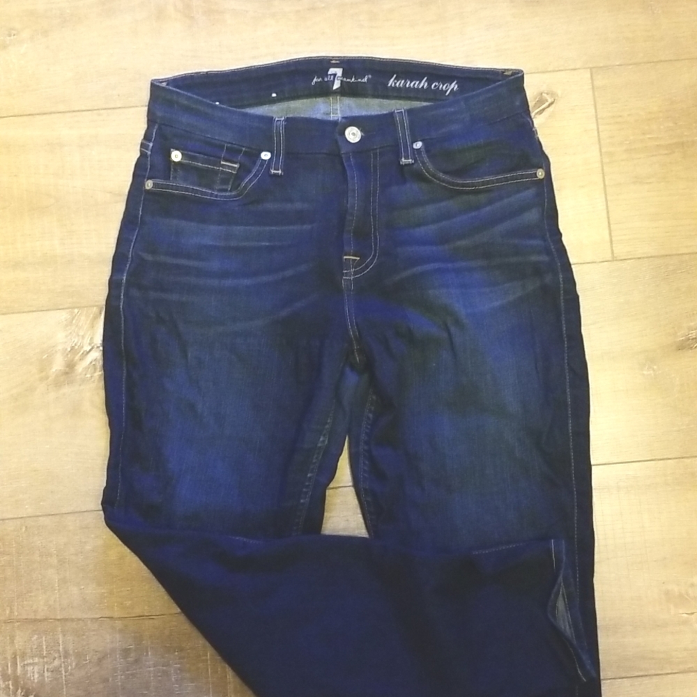 7 For all Mankind Karah crop jeand